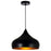 CWI Lighting Dynamic 1 Light 16" Down Pendant, Black - 9633P16-1-101