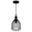 CWI Lighting Drea 1 Light Down Mini Pendant, Black