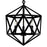 CWI Lighting Amazon 3 Light Up Pendant, Black