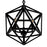 CWI Lighting Amazon 3 Light Up Pendant, Black