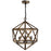 CWI Lighting Amazon 3 Light Up Pendant, Antique Forged Copper - 9641P17-3-128