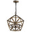 CWI Lighting Amazon 3 Light Up Pendant, Antique Forged Copper