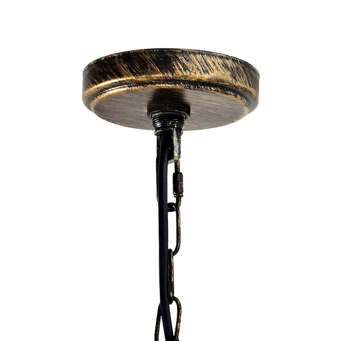 CWI Lighting Amazon 3 Light Up Pendant, Antique Forged Copper