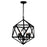 CWI Lighting Amazon 4 Light Up Pendant, Black - 9641P20-4-101