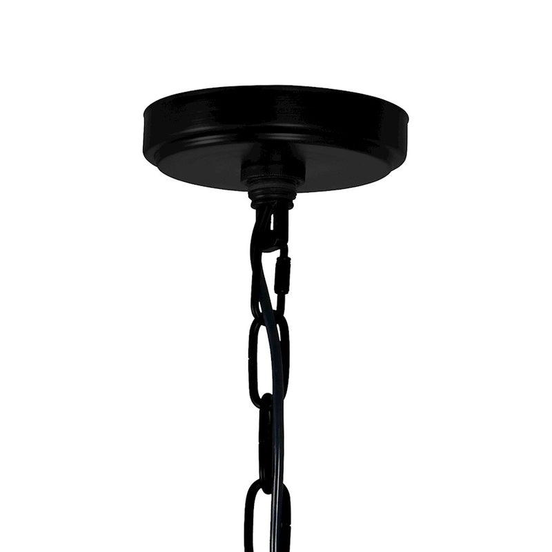 CWI Lighting Amazon 4 Light Up Pendant, Black