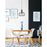 CWI Lighting Darleen 1 Light Down Pendant, Black