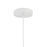CWI Lighting Keila 1 Light Down Pendant, Matte White