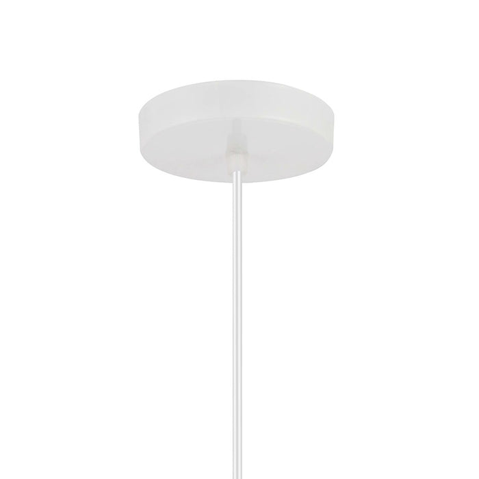 CWI Lighting Keila 1 Light Down Pendant, Matte White