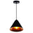 CWI Lighting Keila 1 Light Down Pendant, Black - 9666P10-1-143