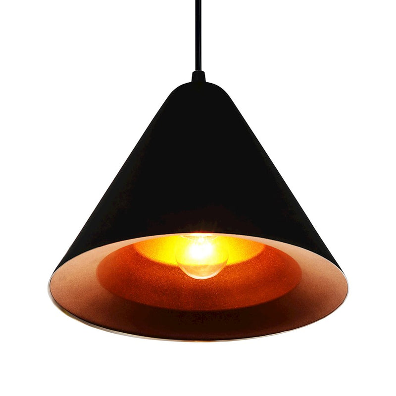 CWI Lighting Keila 1 Light Down Pendant, Black