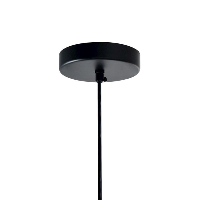 CWI Lighting Keila 1 Light Down Pendant, Black