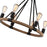 CWI Lighting Ganges 6 Light Up Chandelier, Black