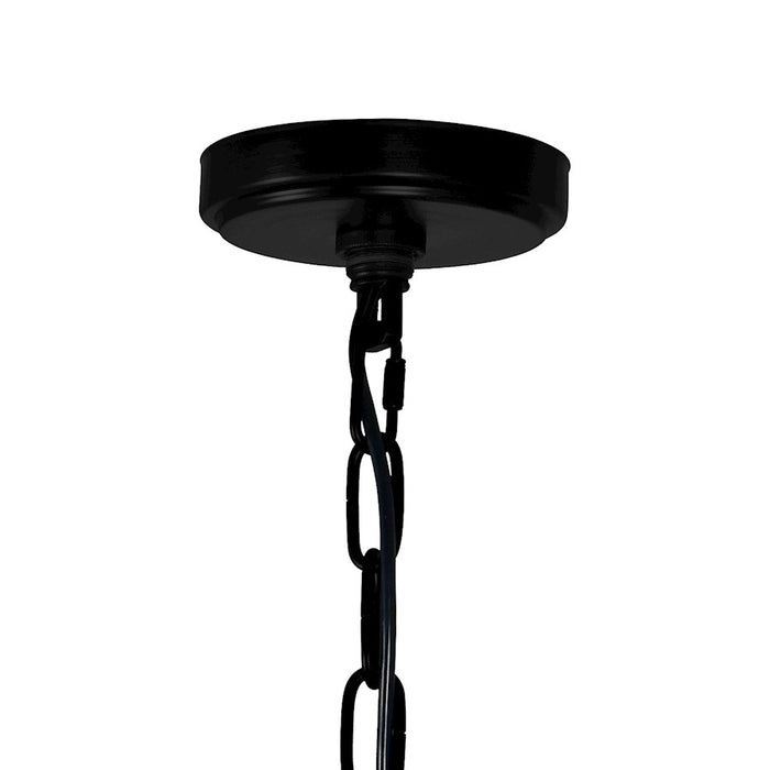 CWI Lighting Ganges 6 Light Up Chandelier, Black
