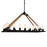 CWI Lighting Ganges 18 Light Up Chandelier, Black