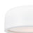 CWI Lighting Campton 3 Light Drum Shade Flush Mount, White
