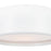 CWI Lighting Campton 3 Light Drum Shade Flush Mount, White
