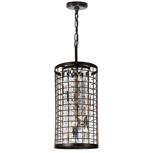 CWI Lighting Meghna 4 Light 11" Up Chandelier, Brown - 9697P11-4-192