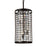 CWI Lighting Meghna 4 Light 11" Up Chandelier, Brown