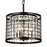 CWI Lighting Meghna 4 Light 14" Up Chandelier, Brown