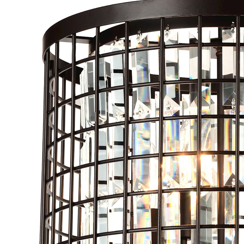 CWI Lighting Meghna 4 Light 14" Up Chandelier, Brown