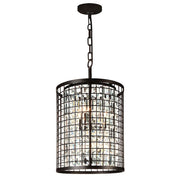 CWI Lighting Meghna 6 Light Up Chandelier, Brown - 9697P17-6-192
