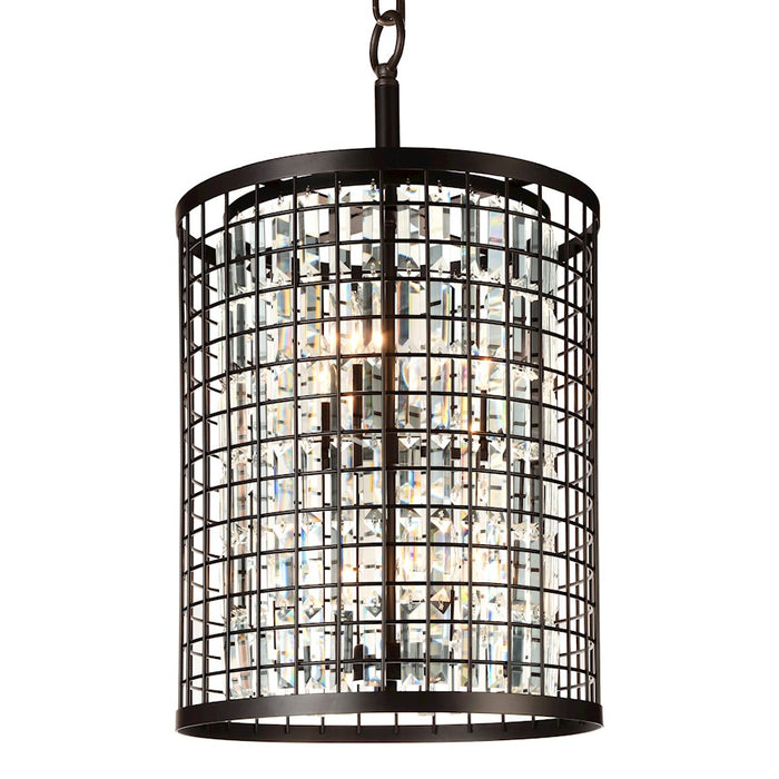 CWI Lighting Meghna 6 Light Up Chandelier, Brown