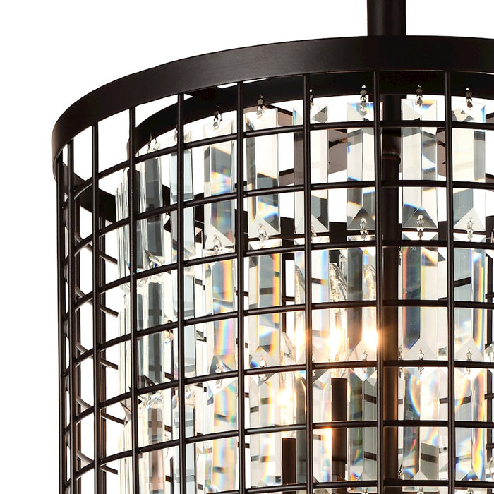 CWI Lighting Meghna 6 Light Up Chandelier, Brown