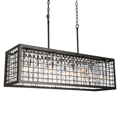 CWI Lighting Meghna 4 Light Down Chandelier, Brown