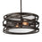 CWI Lighting Darya 2 Light Pendant, Brown