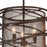 CWI Lighting Darya 6 Light Up Chandelier, Brown