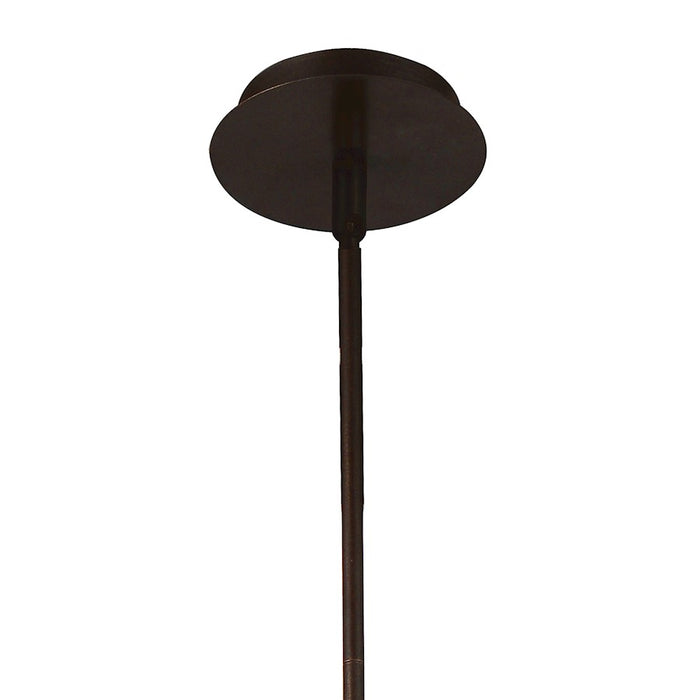 CWI Lighting Darya 6 Light Up Chandelier, Brown