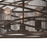 CWI Lighting Darya 3 Light Up Chandelier, Brown