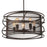 CWI Lighting Darya 5 Light Up Pendant, Brown