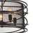 CWI Lighting Darya 5 Light Up Pendant, Brown