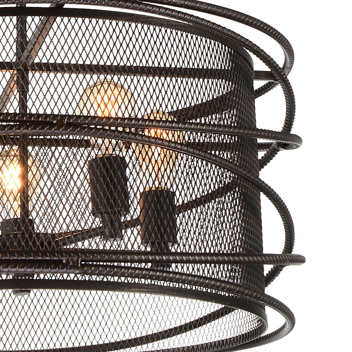 CWI Lighting Darya 5 Light Up Pendant, Brown