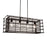 CWI Lighting Darya 4 Light Down Chandelier, Brown