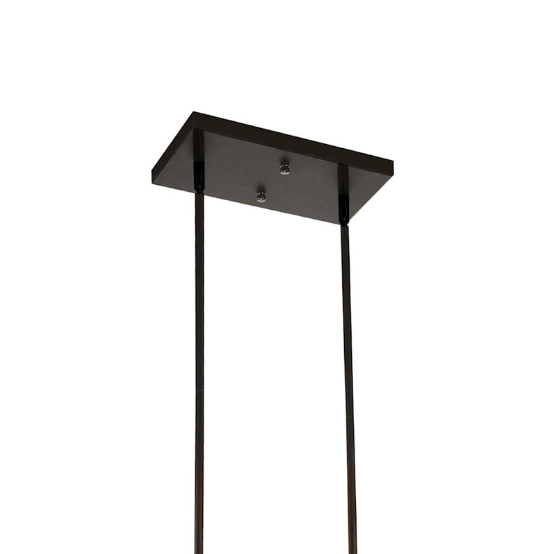 CWI Lighting Darya 4 Light Down Chandelier, Brown