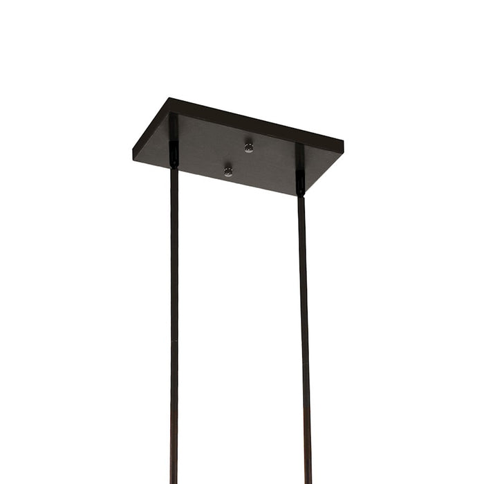 CWI Lighting Darya 4 Light Down Chandelier, Brown