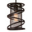 CWI Lighting Darya 1 Light Down Mini Pendant, Brown