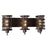 CWI Lighting Darya 3 Light Wall Light, Brown - 9700W24-3-197