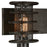 CWI Lighting Darya 3 Light Wall Light, Brown
