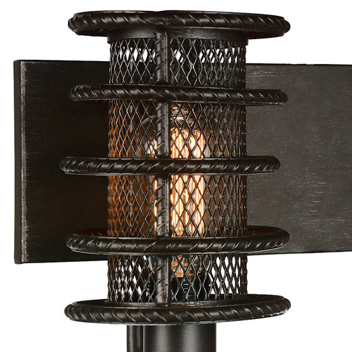 CWI Lighting Darya 3 Light Wall Light, Brown