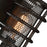 CWI Lighting Darya 3 Light Wall Light, Brown