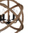 CWI Lighting Padma 5 Light Up Chandelier, Black