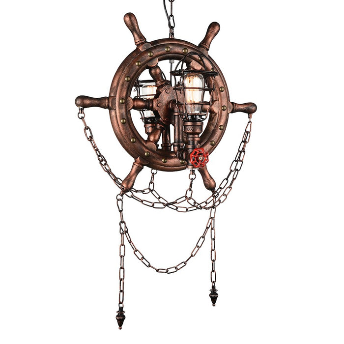 CWI Lighting Manor 2 Light Up Chandelier, Speckled Copper