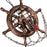 CWI Lighting Manor 2 Light Up Chandelier, Speckled Copper