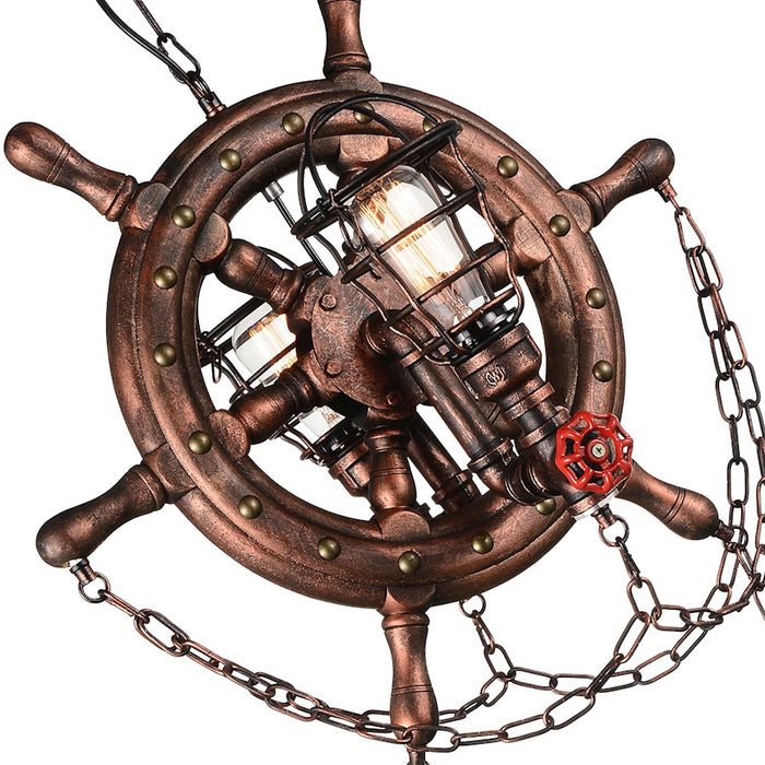 CWI Lighting Manor 2 Light Up Chandelier, Speckled Copper