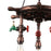 CWI Lighting Manor 3 Light Down Chandelier, Speckled Copper