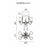 CWI Lighting Manchi 4 Light Up Chandelier, Rust