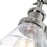 CWI Lighting Eustis 1 Light Wall Light, Polished Nickel/Clear